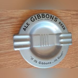 Vintage Gibbons Ale Ashtray